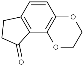 2,3,7,8-tetrahydrocyclopenta[f][1,4]benzodioxin-9-one Struktur