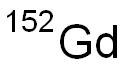 Gadolinium152 Struktur