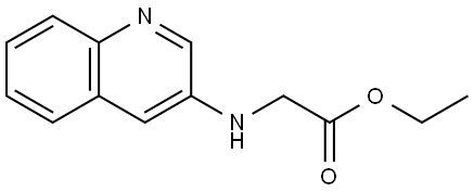 Glycine, N-3-quinolinyl-, ethyl ester Struktur