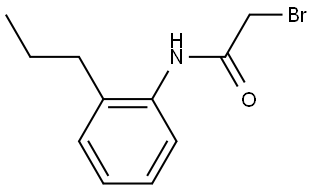 2-Bromo-N-(2-propylphenyl)acetamide Structure