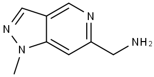 (1-Methyl-1H-pyrazolo[4,3-c]pyridin-6-yl)methanamine Struktur