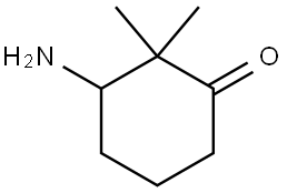 3-Amino-2,2-dimethylcyclohexan-1-one Struktur