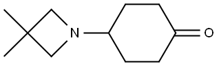 4-(3,3-Dimethylazetidin-1-yl)cyclohexanone Struktur