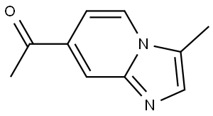 1-(3-Methylimidazo[1,2-a]pyridin-7-yl)ethan-1-one Struktur