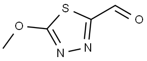5-Methoxy-1,3,4-thiadiazole-2-carbaldehyde Struktur