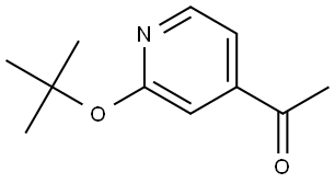 1-(2-(tert-Butoxy)pyridin-4-yl)ethan-1-one Struktur