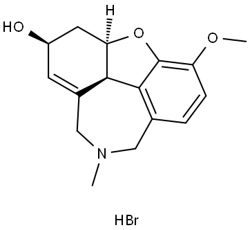 Galantamine EP Impurity F (ent-Galantamine) HBr Struktur