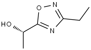 (S)-1-(3-ethyl-1,2,4-oxadiazol-5-yl)ethan-1-ol Struktur