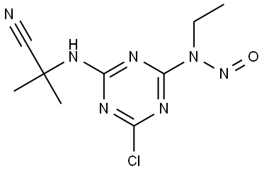 N1-Nitroso Cyanazine Struktur
