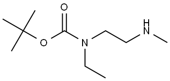 Ethyl-(2-methylamino-ethyl)-carbamic acid tert-butyl ester Structure