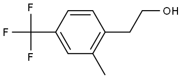 2-(2-Methyl-4-(trifluoromethyl)phenyl)ethan-1-ol Struktur