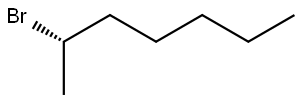 [S,(+)]-2-Bromoheptane Struktur