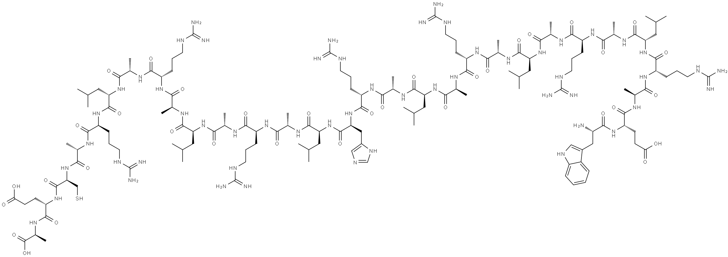 RALA peptide Struktur