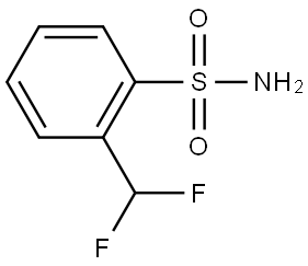 2-(Difluoromethyl)benzenesulfonamide Struktur