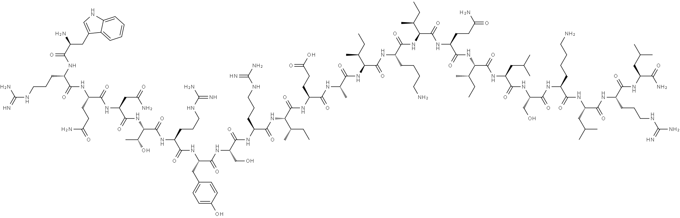 Myostatin inhibitory peptide 7 Struktur