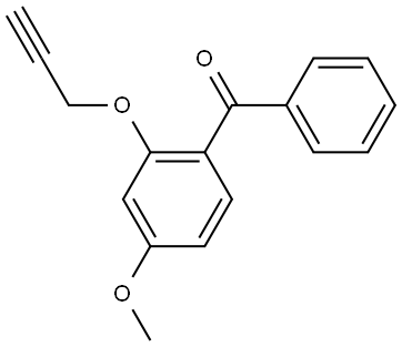 [4-Methoxy-2-(2-propyn-1-yloxy)phenyl]phenylmethanone Struktur