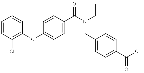 化合物 LPAR1 ANTAGONIST 2, 1664336-46-2, 結(jié)構(gòu)式