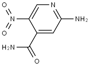 4-Pyridinecarboxamide, 2-amino-5-nitro- Struktur