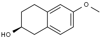 (S)-1,2,3,4-Tetrahydro-6-methoxy-2-naphthalenol Structure