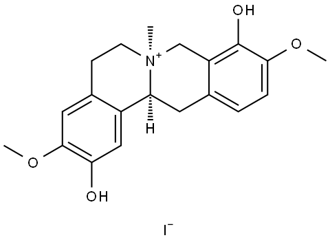 CYCLANOLINE IODIDE Struktur