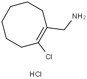 (2-CHLORO-1-CYCLOOCTEN-1-YL)METHANAMINE HYDROCHLORIDE Struktur