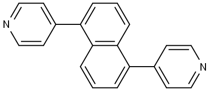 1,5-di(pyridin-4-yl)naphthalene Struktur