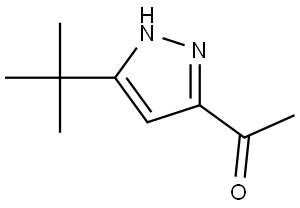 1-(5-(叔丁基)-1H-吡唑-3-基)乙-1-酮, 1779394-09-0, 結(jié)構(gòu)式