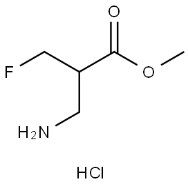 Methyl 3-amino-2-(fluoromethyl)propanoate hydrochloride Struktur