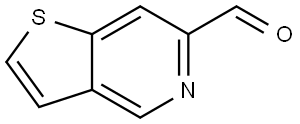 Thieno[3,2-c]pyridine-6-carbaldehyde Struktur