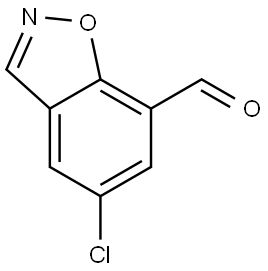 5-Chlorobenzo[d]isoxazole-7-carbaldehyde Struktur