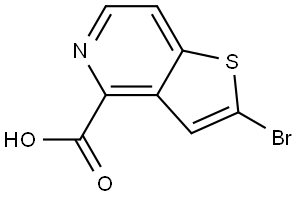 2-Bromothieno[3,2-c]pyridine-4-carboxylic acid Struktur