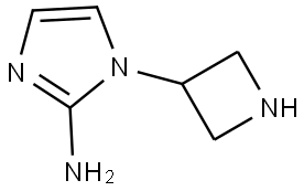 1-(azetidin-3-yl)-1H-imidazol-2-amine Struktur