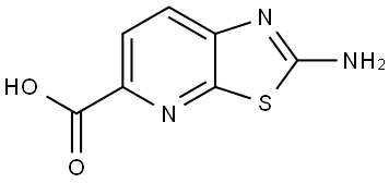 2-aminothiazolo[5,4-b]pyridine-5-carboxylic acid Struktur