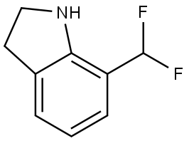 7-(Difluoromethyl)indoline Struktur