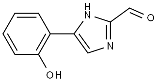 1H-Imidazole-2-carboxaldehyde, 5-(2-hydroxyphenyl)- Struktur