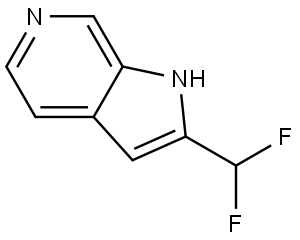 2-(Difluoromethyl)-1H-pyrrolo[2,3-c]pyridine Struktur