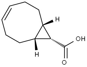 (1R,8S,Z)-Bicyclo[6.1.0]non-4-ene-9-carboxylic acid Struktur