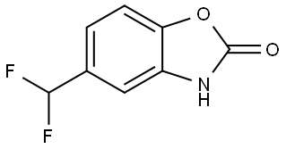 5-(Difluoromethyl)benzo[d]oxazol-2(3H)-one Struktur
