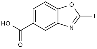 2-Iodobenzo[d]oxazole-5-carboxylic acid Struktur