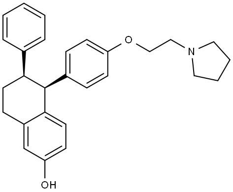 ent-Lasofoxifene Struktur