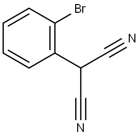 2-(2-Bromophenyl)malononitrile Struktur