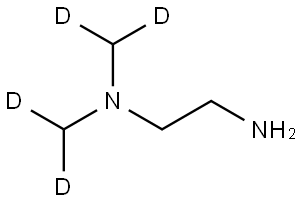 N1,N1-dimethylethane-1,2-diamine-d4 Struktur