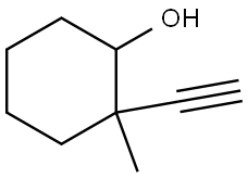 Cyclohexanol, 2-ethynyl-2-methyl- Struktur