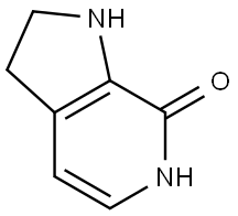 7H-Pyrrolo[2,3-c]pyridin-7-one, 1,2,3,6-tetrahydro- Struktur