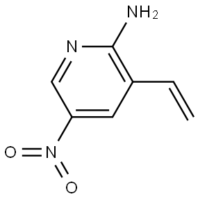 5-nitro-3-vinyl-pyridin-2-amine Struktur