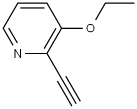 3-Ethoxy-2-ethynylpyridine Struktur