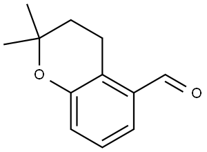 2,2-Dimethylchromane-5-carbaldehyde Struktur