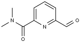 6-formyl-N,N-dimethylpicolinamide Struktur