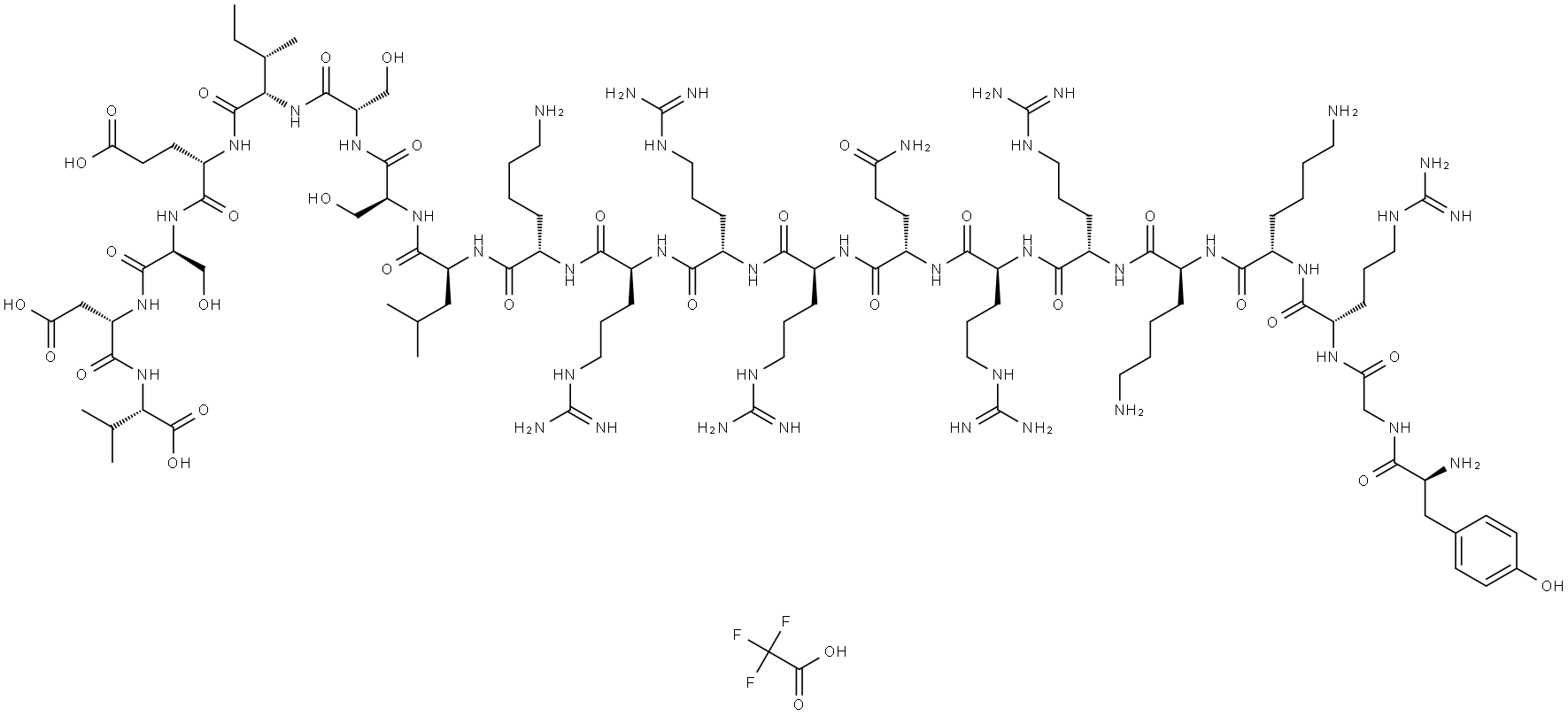Tat-NR2B9c TFA Struktur
