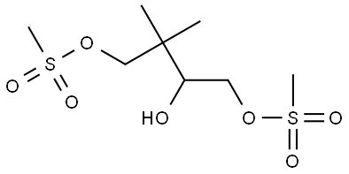 1,2,4-Butanetriol, 3,3-dimethyl-, 1,4-dimethanesulfonate Struktur